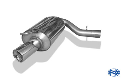FOX 70mm Racinganlage ab Kat. Mitsubishi Lancer Evolution 6 2.0l 1x100mm scharf