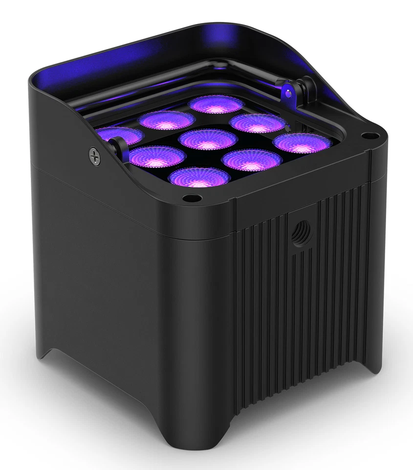 Chauvet DJ Freedom Par H9 IP X4 (4) Wireless DMX Battery Wash Lights+Bag+Remote - Image 3 of 4