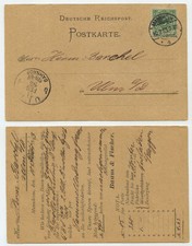 98407 - Mi.Nr. 46 - Postkarte Baum & Fischer - Mannheim 10.2.1893 nach Ulm