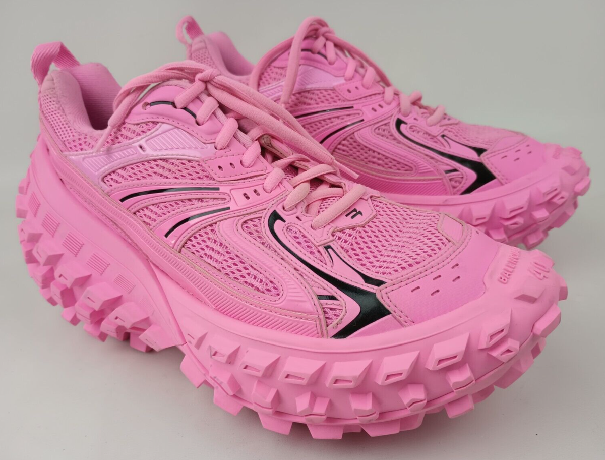 Balenciaga Defender Pink Low Top Sneakers Size 40 | eBay