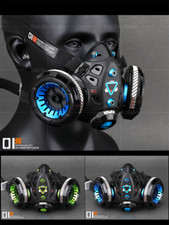 Hot Cyberpunk Mechanical Mask Cosplay Halloween Carnival Party Bar Prop