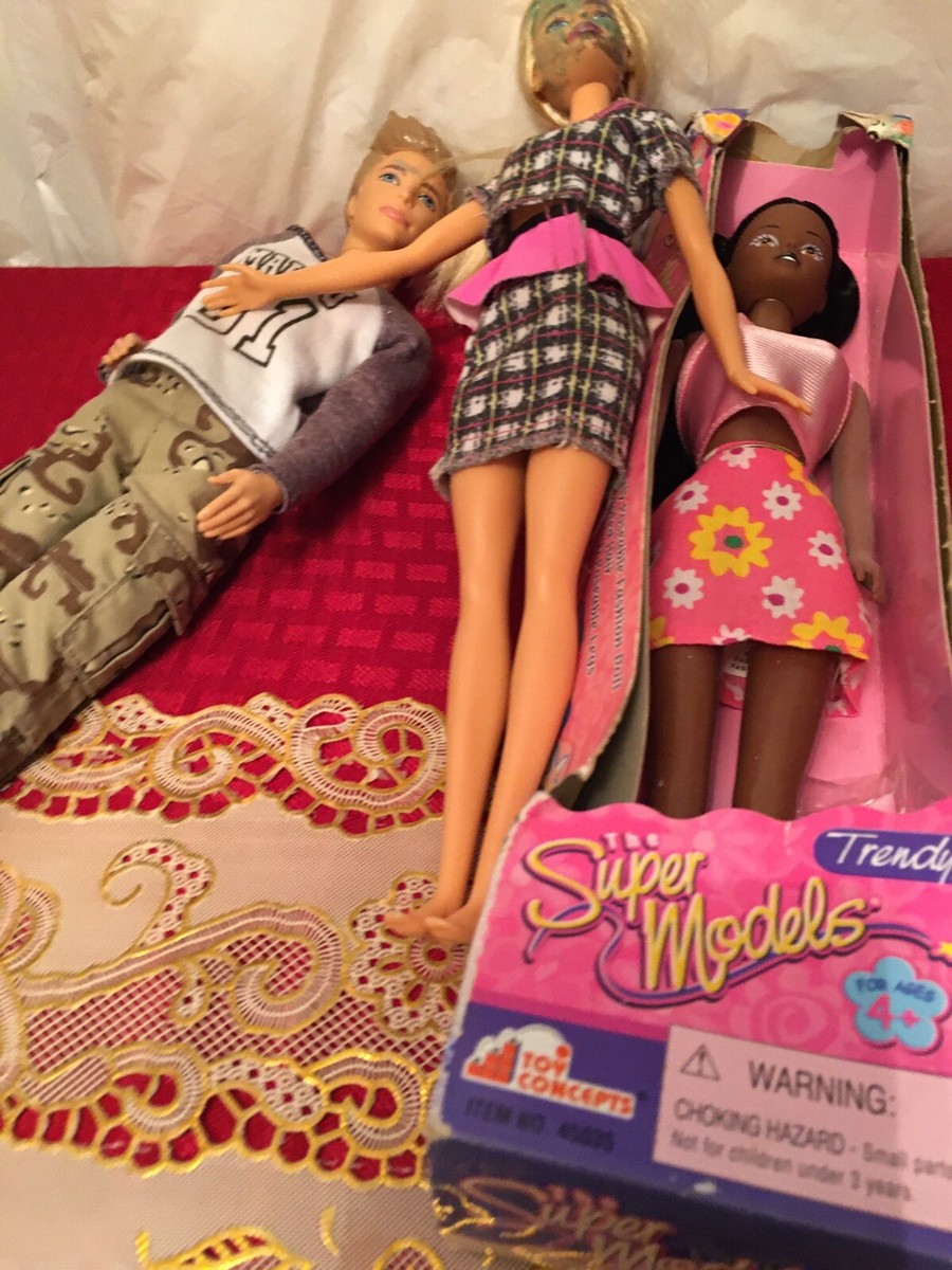 Barbies Ken Fashionistas Camo Comeback Doll Malibu, black Barbie - Main Image