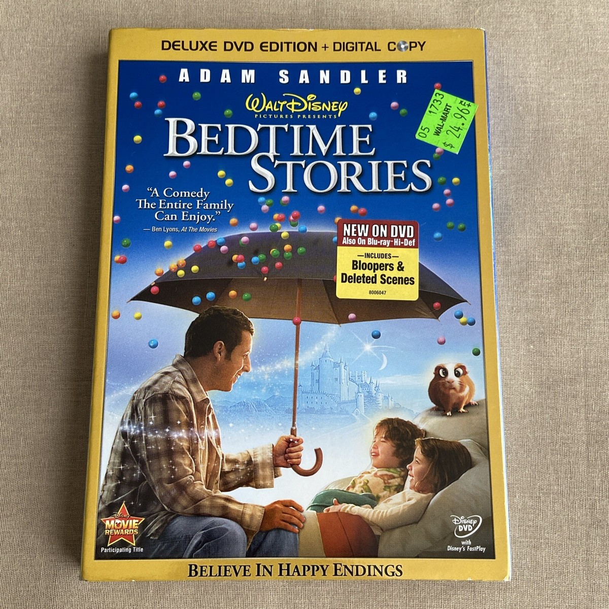 Walt Disney: Bedtime Stories (DVD 2009 2-Disc Deluxe + Slipcover