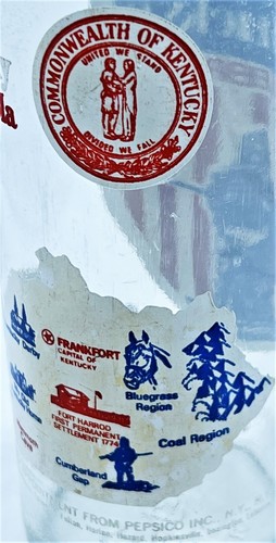 Botella Pepsi De Colección Bicentenario Kentucky Patriótica '74-'76 Vacía 16 Oz - Imagen 8 de 11