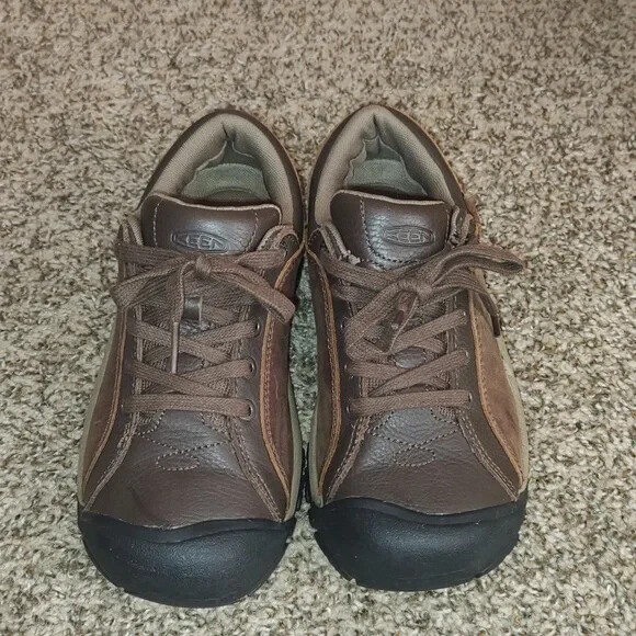 Keen 1011398 scarpe da trekking stringate da donna in pelle marrone taglia US 6 5 UK 4 EU 36