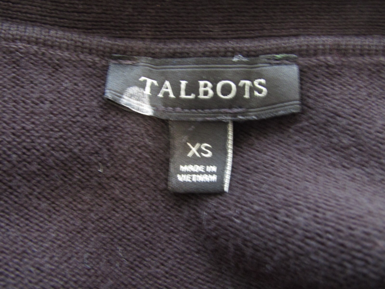 Talbots Black Classic Style Buttoned Cardigan Swe… - image 6