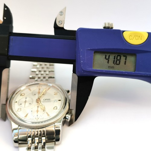 Orologio Oris big crown aviaton chronograph jumbo all stainless steel swiss made - Imagen 22 de 22