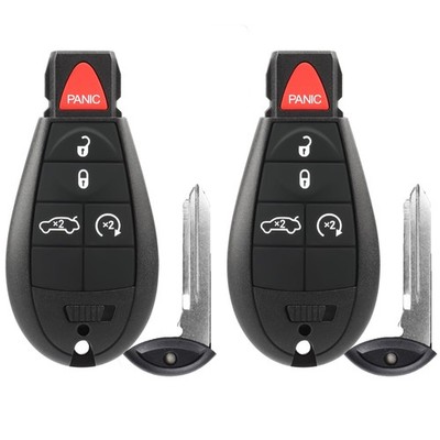 NPAUTO Key Fob Fobik Replacements for Dodge Challenger 20082014, Durango, Cha...