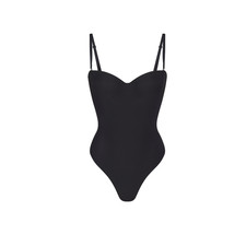 Skims Ultimate Body Molded Underwire Thong Bodysuit Black Size 4X NWOT