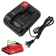 20V Fast Charger for Porter-Cable PCC680L PCC681L PCC685L Lithium Battery