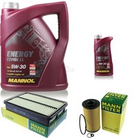Motor-ÖL 6L Mannol 5W-30 Combi LL+MANN-FILTER Filterpaket Filterpaket