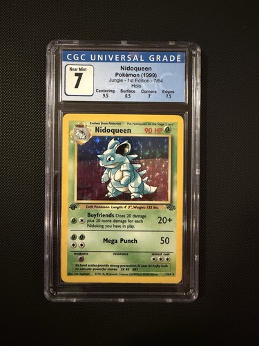 Nidoqueen (1st Edition) graded CGC 7 for sale on eBay