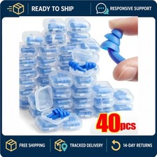Reusable Silicone Ear Plugs Noise Cancelling for Sleep Swimming with Box