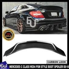 REAR TRUNK BOOT SPOILER DUCKTAIL PSM STYLE FOR MERCEDES C CLASS W204 CARBON 8-14