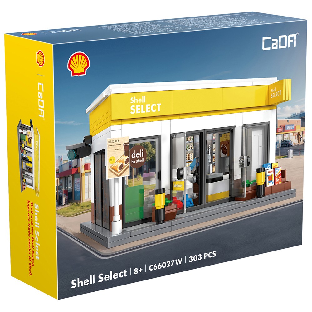 CaDA Shell Select Shop Construction Set 303pcs Official Shell Licensed C66027W