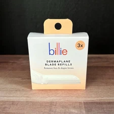 Billie - Dermaplane Blade Refills 3 count Removes Fuzz & Shapes Brows