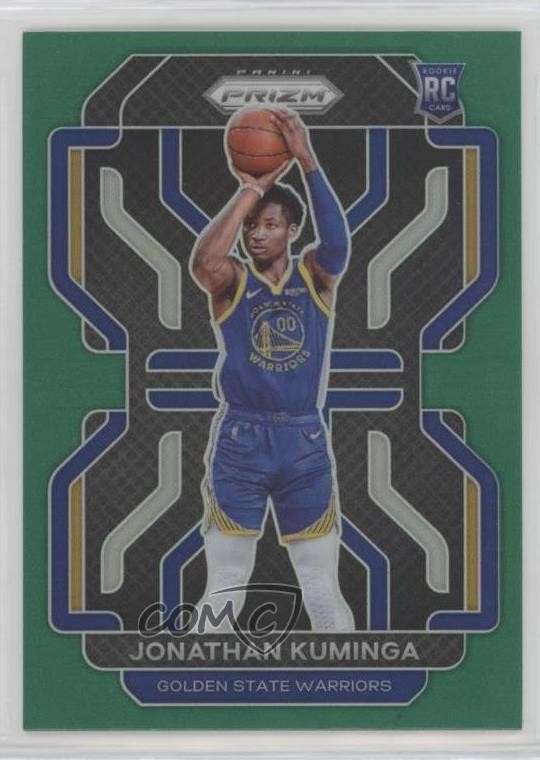 2021-22 Panini Prizm Green Prizm Jonathan Kuminga #307 07i7