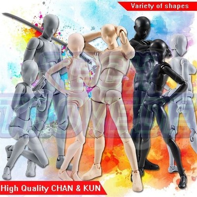 Artist Art Painting Anime Figure Sketch Draw Male Female Movable Body Action Toy