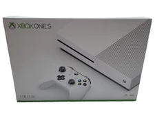Xbox One S 1 TB BOX ONLY! with inserts No Console Microsoft Empty Box White
