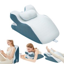 Ergonomic Memory Foam Wedge Pillow, Reading Pillow Wedge Weight Limit Under 1...
