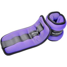 BalanceFrom Fully Adjustable Ankle, Wrist, Arm or Leg Weights, 5-lb Open Box