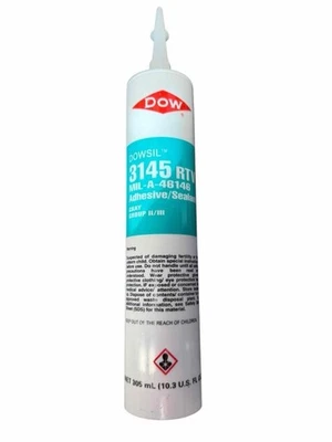 DOW CORNING Dow Dowsil 3145 RTV MIL-A-46146 Adhesive Sealant Gray 10.3oz 12/10/2025
