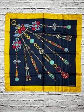 Must de Cartier Jewelry Pattern Scarf w0826-0203-7-5