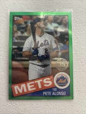 2020 Topps Chrome - 1985 Topps Pete Alonso #85TC-18 Green Refractor /99
