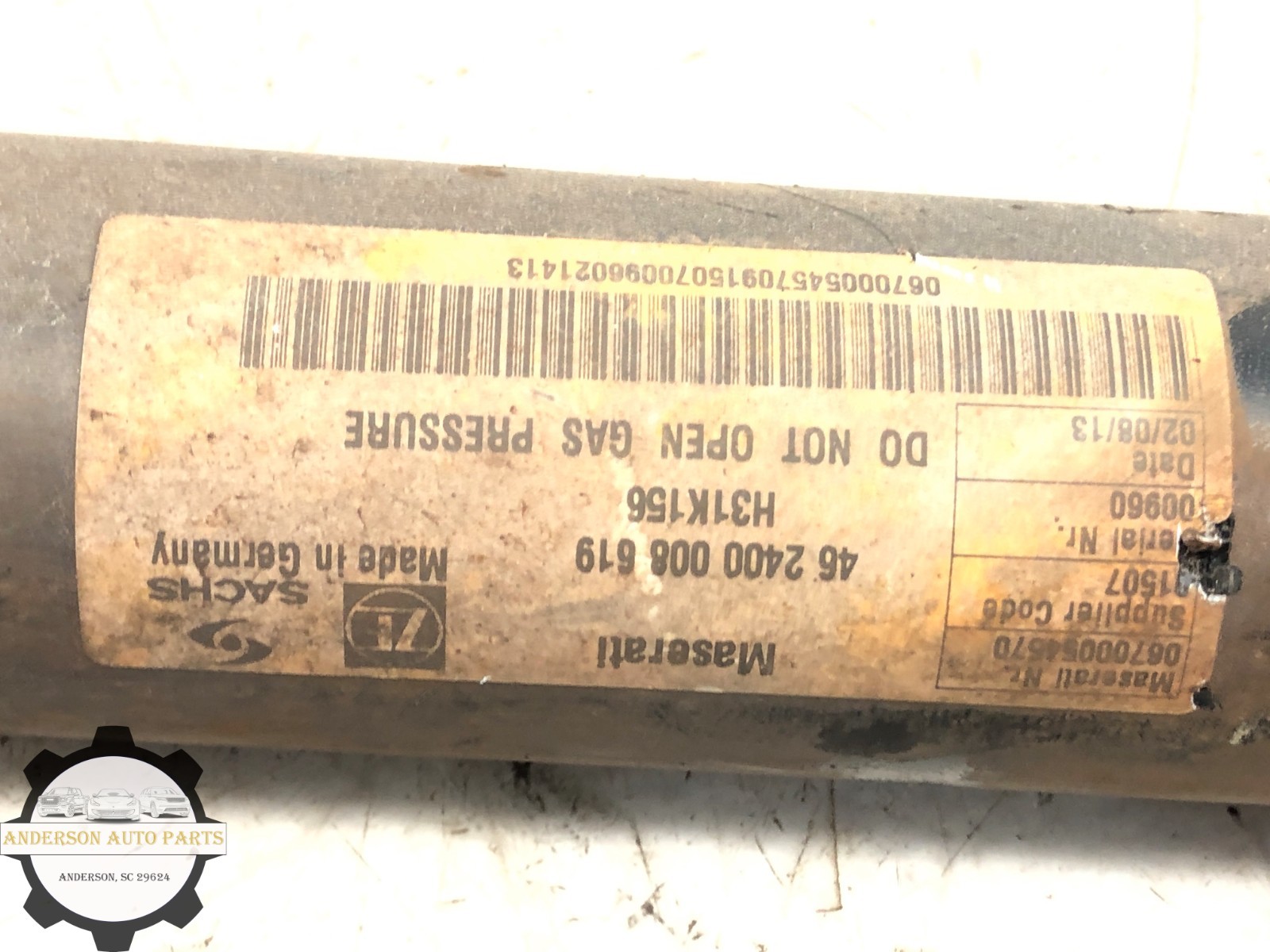 2014-2022 MASERATI QUATTROPORTE AWD LEFT DRIVER REAR SHOCK STRUT ABSORBER OEM