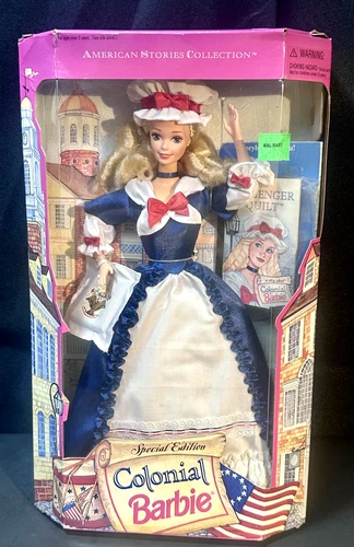 Colonial Barbie American Stories Collection Vintage Doll Set Original Package