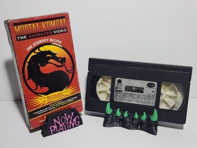 Mortal Kombat The Animated Video The Journey Begins (VHS, 1995)
