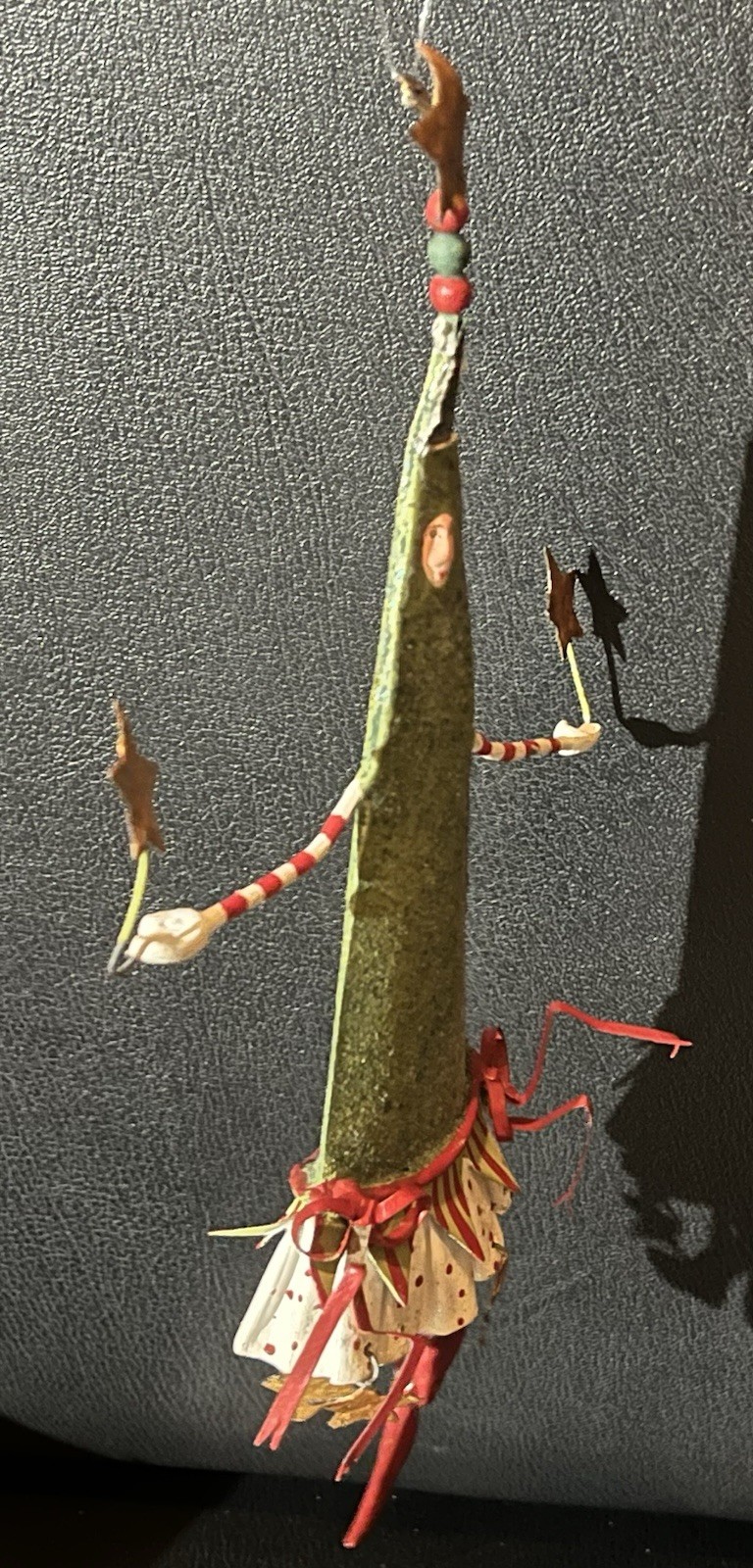 Dept 56 Christmas KRINKLES ~ Tin Christmas Tree Ornament ~ Patience Brewster