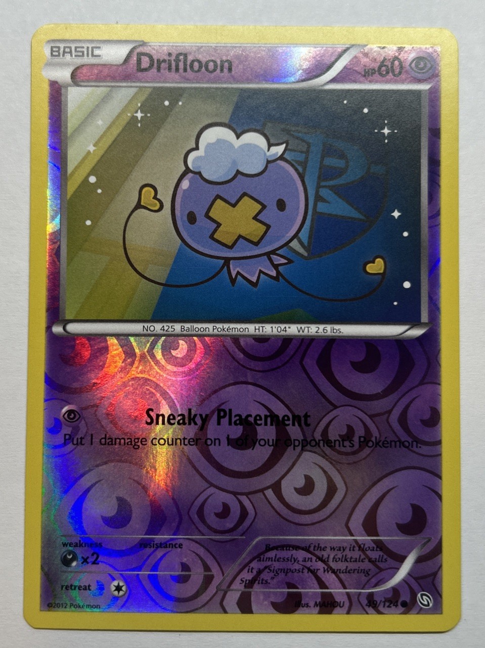 Drifloon 49/124 Dragons Exalted Reverse Holo NM