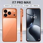 New I17 PRO MAX 5G Smartphone 7.3” Factory Unlocked 12G+512GB Android Cellphones