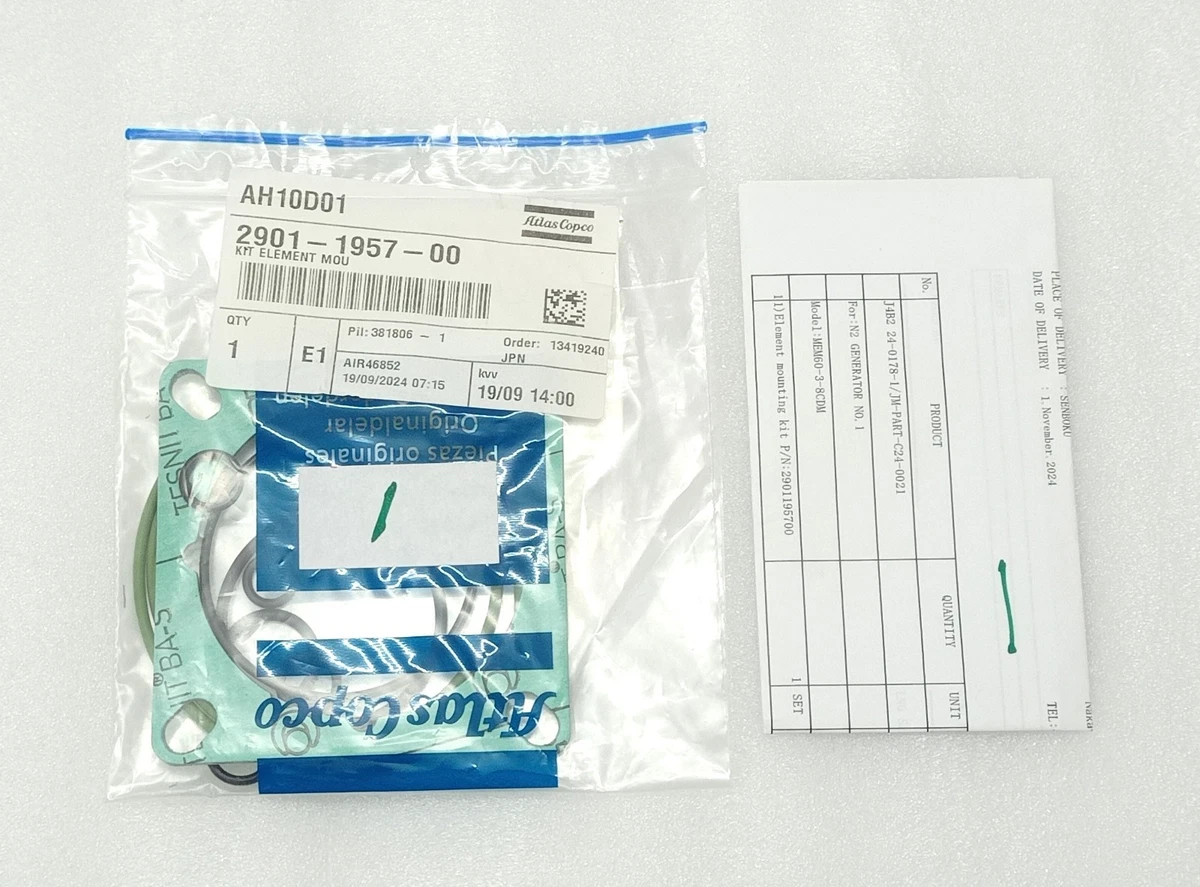 Atlas Copco 2901-1957-00 Kit Element Mounting GA11 30 Service kit