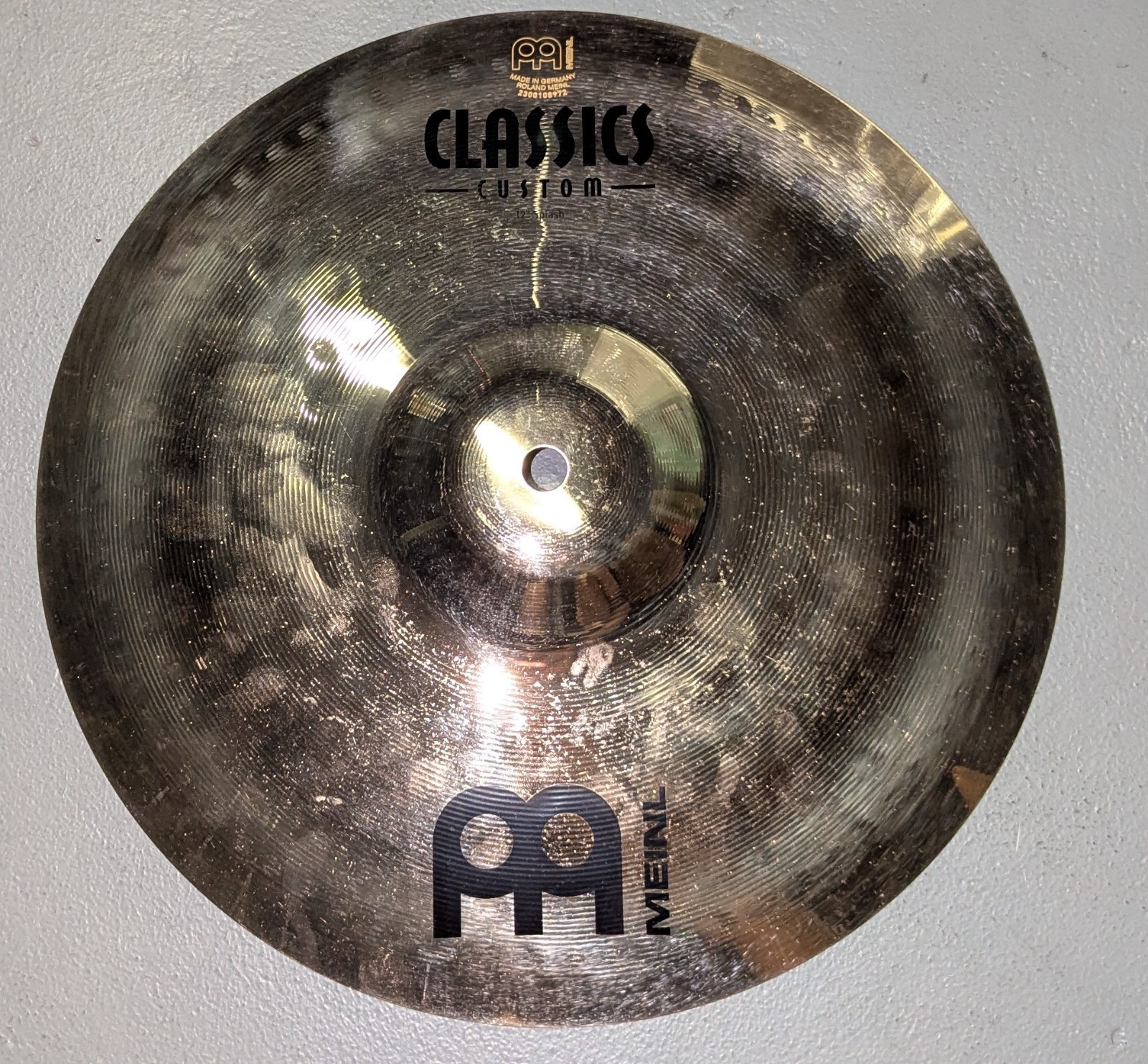 Meinl Classics Custom Brilliant 12" Splash Cymbal (CC12S-B)