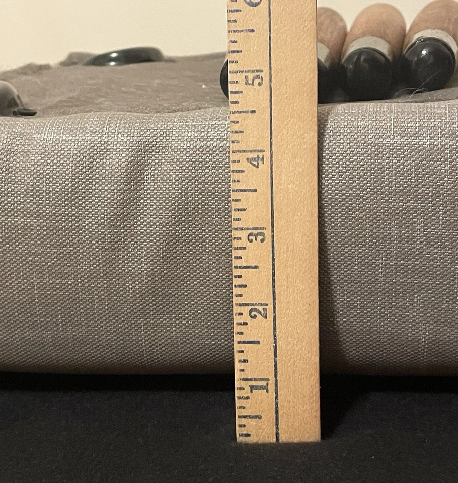 Mid Century Modern Bench/Stool -Tapered Wooden Legs- Made With Yugoslavia Wood - Image 4 of 4