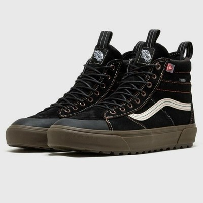 VANS Sk8 Hi MTE-2, Mens US Size 12 Black Khaki White Orange | VN0A5KYCZF5 Hiking