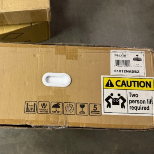 Maxim Tulum Natural Wicker Rattan LED Smart Fandelier 22" 61012NADBZ New in Box - Picture 6 of 8