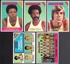 1975 Topps ABA Team SET Lot of 10 Virginia SQUIRES NM- CALVIN WISE TWARDZIK Jan