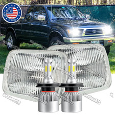 2pcs 5x7 7x6 Led Headlights Hilo Drl For Toyota Pickup 82-95 Tacoma 1995-1997 2pcs 5x7 7x6 Led Headlights Hilo Drl For Toyota Pickup 82-95 Tacoma 1995-1997