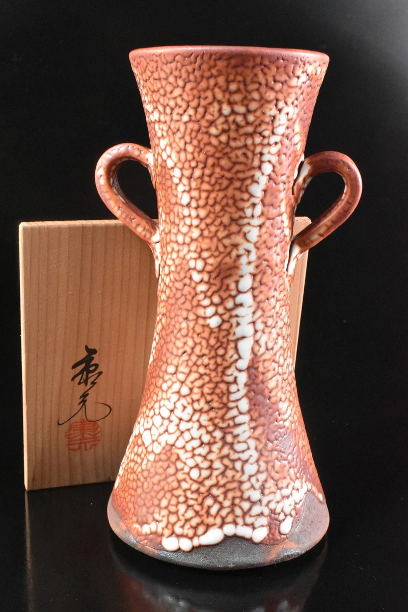 陶瓷红色日本古董花瓶| eBay