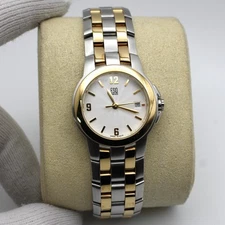 ESQ Movado Two-Tone Steel Silver Guilloche Dial Quartz Ladies Watch 07100957