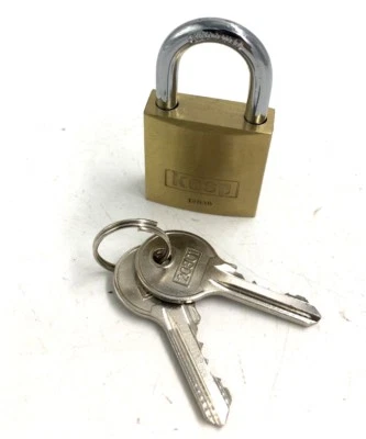 Kasp K12030A1 Keyed Alike Brass Padlock 30mm