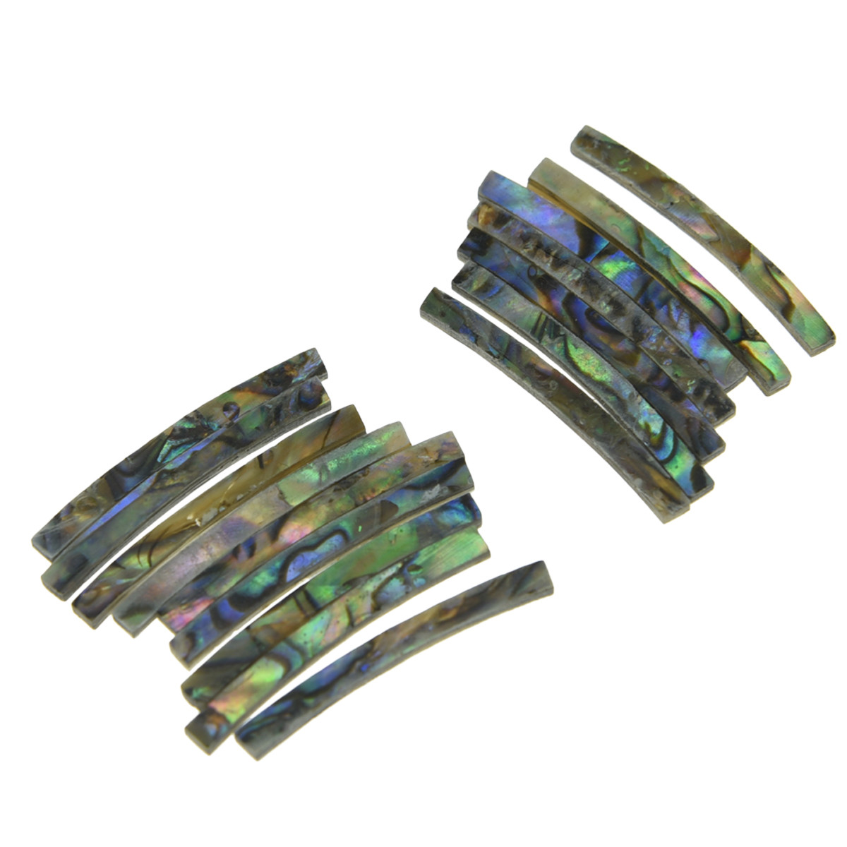 KAISH - Rosetta Paua Abalone Shell Strisce Curve Per Chitarra