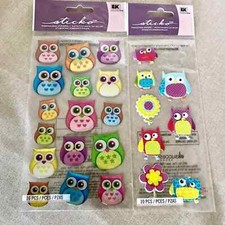 Owl Stickers - Sticko - 24 Stickers