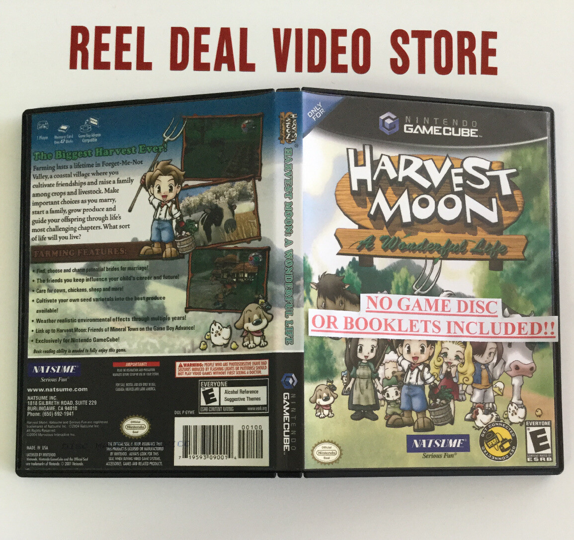 Harvest Moon: A Wonderful Life (Nintendo GameCube, 2004) for sale online |  eBay