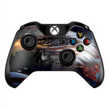 Skins Decal Wrap for Xbox One / One S Controller USA Bald Eagle in Flag