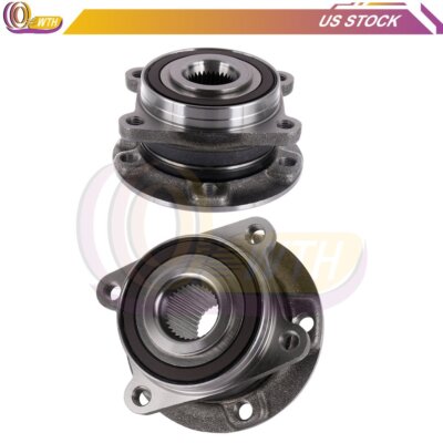 2 Set Front Wheel Hub Bearings Assembly Fits Jeep Cherokee 2014-2017 2018 AWD