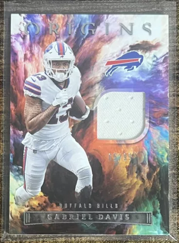 2022 Panini Origins Gabriel Davis Future Fabrics Relic #65/99 Bills #FF-GDA